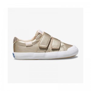 Keds Big Kid's Courtney HL Lasten Sneaker Pinkki Kultaiset | ECMH63528