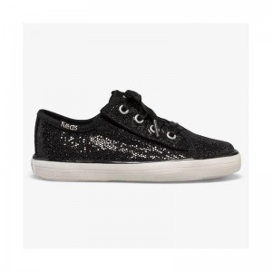 Keds Big Kid's Kickstart Jr Celebrations Lasten Sneaker Mustat | FMLQ47681