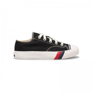 Keds Big Kid's Royal Lo Lasten Sneaker Mustat | YSXH02341