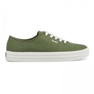 Keds Breezie Canvas Naisten Canvas Vihreä | XDMS40319