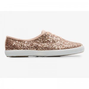 Keds Champion Glitter Celebration Naisten Lace Ups Pinkki Kultaiset | BWMI53094