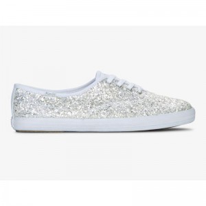 Keds Champion Glitter Celebration Naisten Lace Ups Valkoinen | AOUX52701