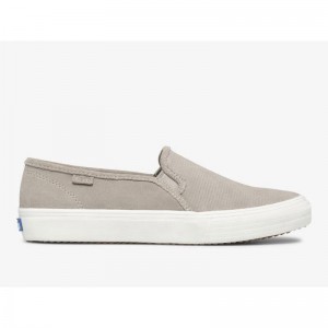 Keds Double Decker Perf Mokka Naisten Mokkasiinit Harmaat | MWJI52634