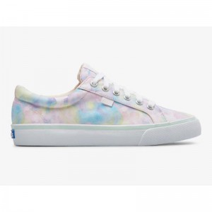 Keds Jump Kick Canvas Abstract Floral Print Naisten Lace Ups Pinkki | GFZP01496