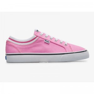 Keds Jump Kick Rib Knit Collar Naisten Lace Ups Pinkki | MYOP93517