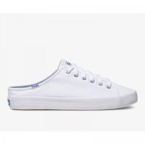 Keds Kickstart Canvas Slip On Naisten Muulit Valkoinen | XOKF83907