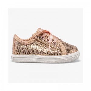 Keds Little Kid's Kickstart Crib Celebrations Lasten Sneaker Pinkki Kultaiset | HVQN43810