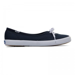 Keds The Mini Canvas Naisten Mokkasiinit Laivastonsininen | COSG53906