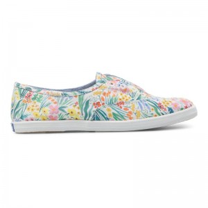 Keds x Rifle Paper Co. Chillax Naisten Prints White/Multicolor | OVBF19325