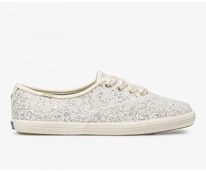 Keds x kate spade new york Champion Naisten Canvas Kerma Valkoinen | POIN97284