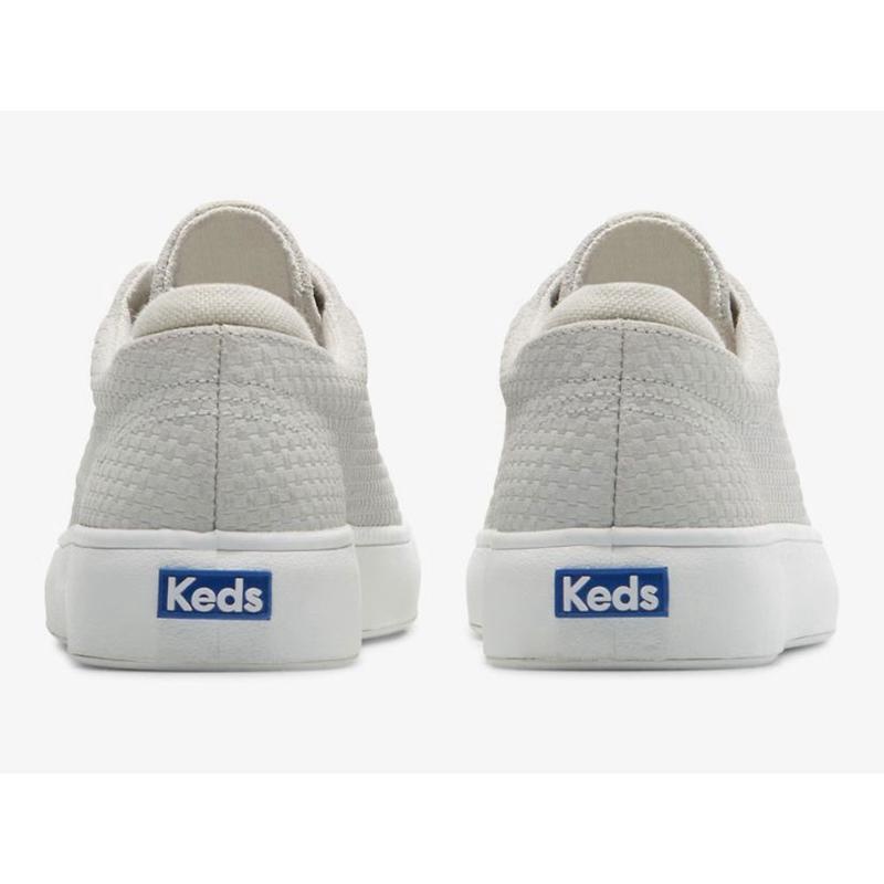 Keds Alley Mokka Deboss Naisten Lace Ups Vaaleanharmaat | VHWK74123