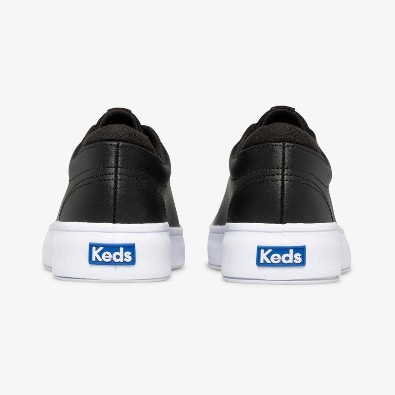 Keds Alley Nahkaiset Naisten Leather Sneakers Mustat | APOT13847