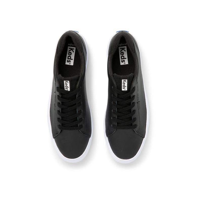 Keds Alley Nahkaiset Naisten Leather Sneakers Mustat | APOT13847