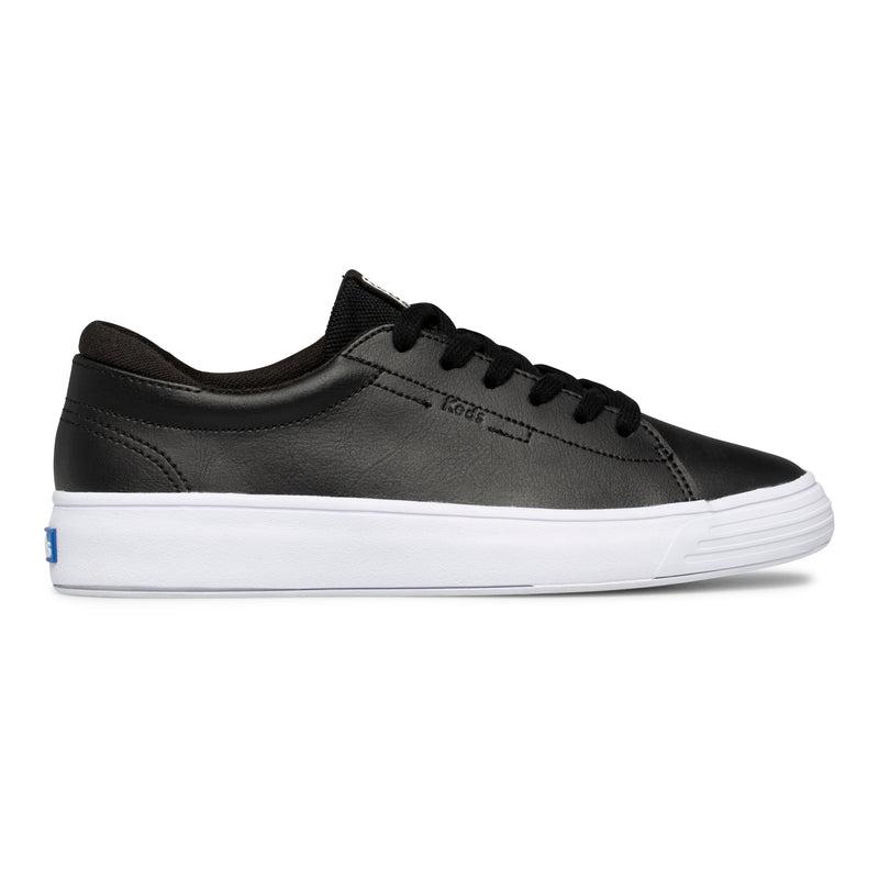 Keds Alley Nahkaiset Naisten Leather Sneakers Mustat | APOT13847