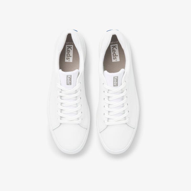 Keds Alley Nahkaiset Naisten Leather Sneakers Valkoinen | KPUB18269