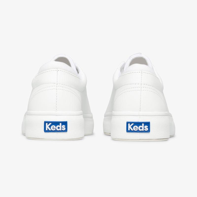 Keds Alley Nahkaiset Naisten Leather Sneakers Valkoinen | KPUB18269