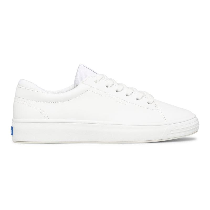 Keds Alley Nahkaiset Naisten Leather Sneakers Valkoinen | KPUB18269