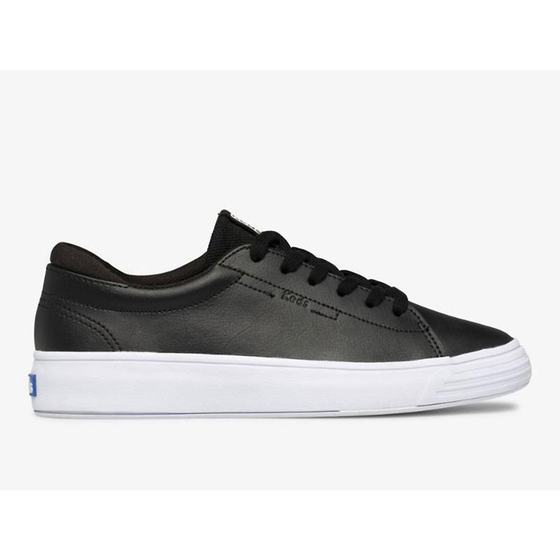 Keds Alley Naisten Leather Sneakers Mustat | HXTL20615