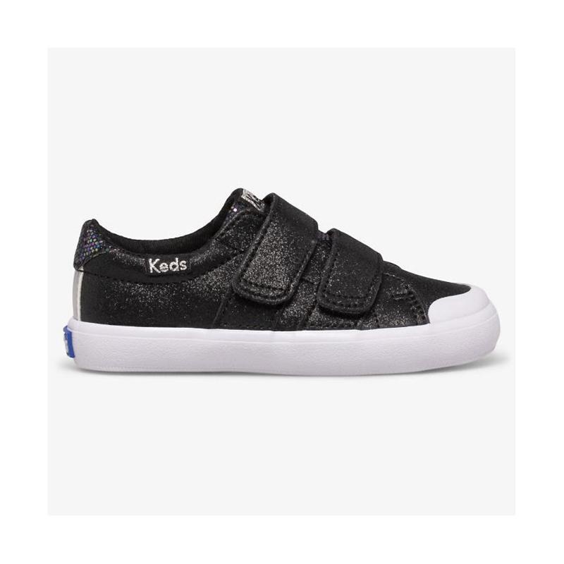 Keds Big Kid\'s Courtney HL Lasten Sneaker Mustat | RJWZ94370