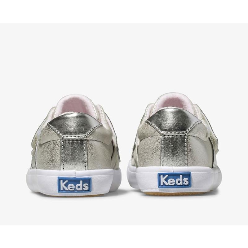 Keds Big Kid's Courtney HL Lasten Sneaker Hopea | OADV36107