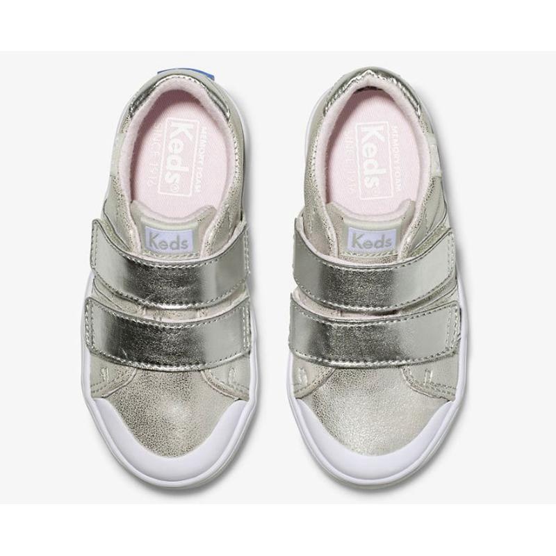 Keds Big Kid's Courtney HL Lasten Sneaker Hopea | OADV36107