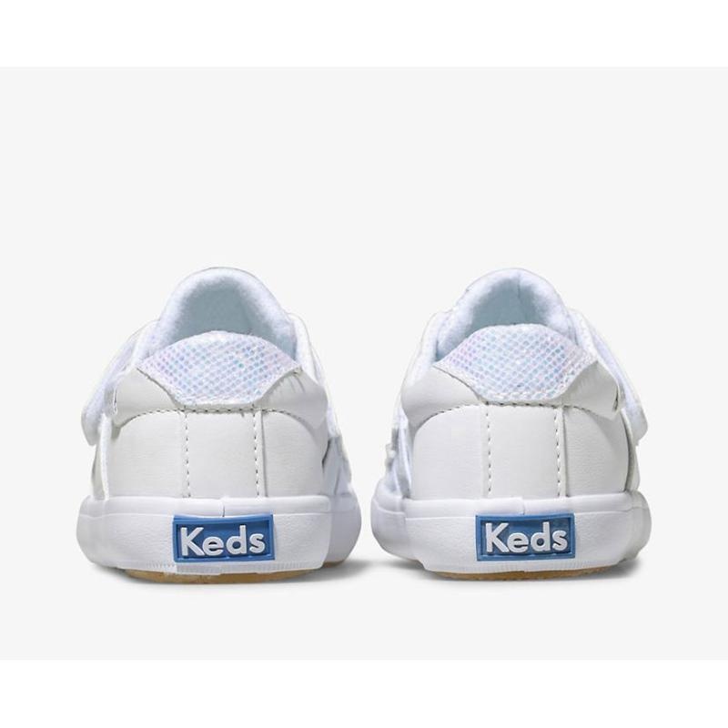 Keds Big Kid's Courtney HL Lasten Sneaker Valkoinen | RUZE28473