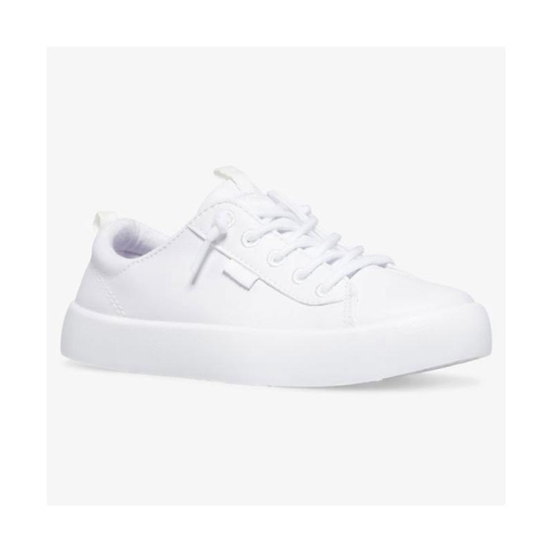 Keds Big Kid's Kickback Washable Nahkaiset Lasten Sneaker Valkoinen | UVBA85317