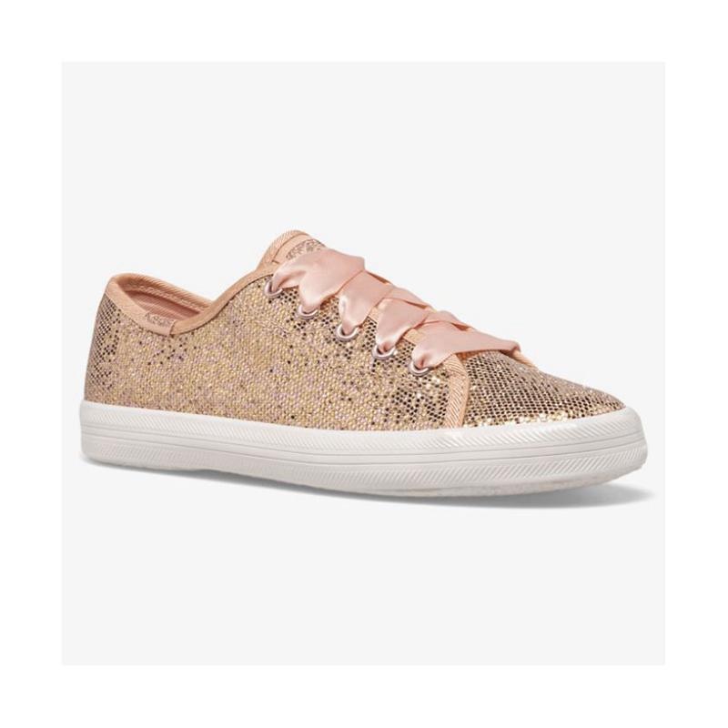 Keds Big Kid's Kickstart Celebrations Lasten Sneaker Pinkki Kultaiset | OZMS51790