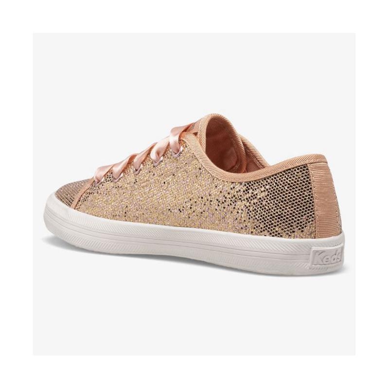 Keds Big Kid's Kickstart Celebrations Lasten Sneaker Pinkki Kultaiset | OZMS51790