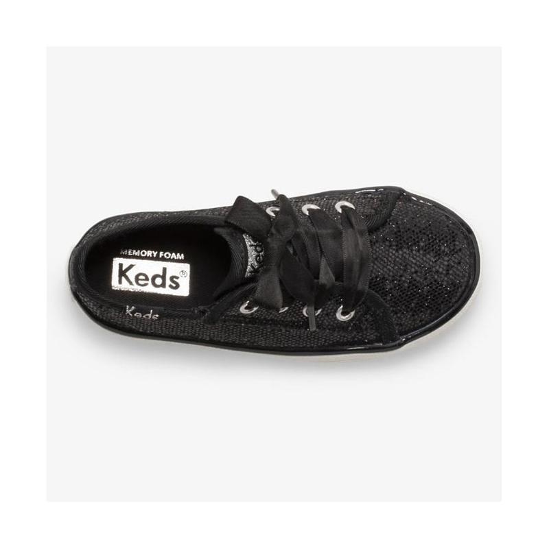 Keds Big Kid's Kickstart Jr Celebrations Lasten Sneaker Mustat | FMLQ47681