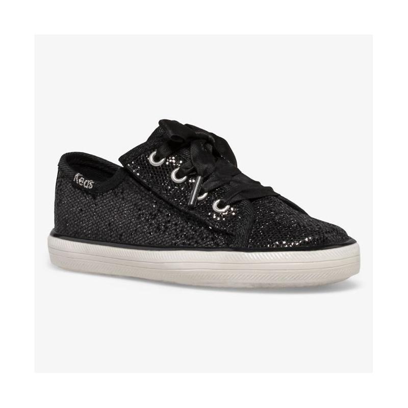 Keds Big Kid's Kickstart Jr Celebrations Lasten Sneaker Mustat | FMLQ47681