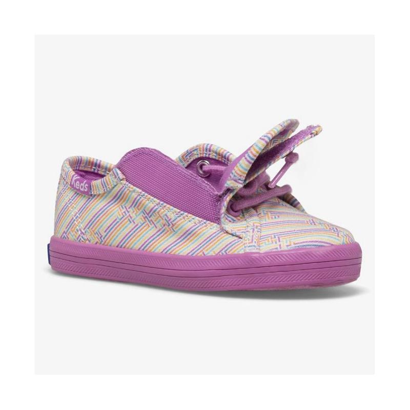 Keds Big Kid's Kickstart Seasonal Jr Lasten Sneaker Multicolor/Violet | JEGC92018