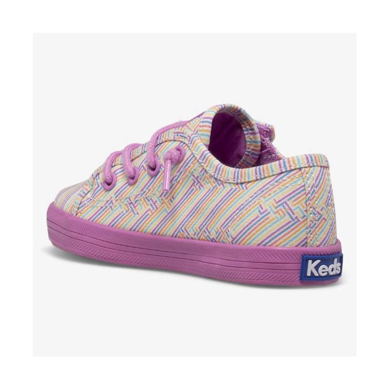 Keds Big Kid's Kickstart Seasonal Jr Lasten Sneaker Multicolor/Violet | JEGC92018