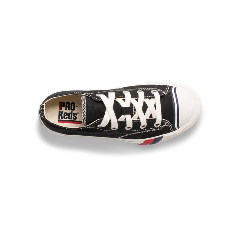 Keds Big Kid's Royal Lo Lasten Sneaker Mustat | YSXH02341