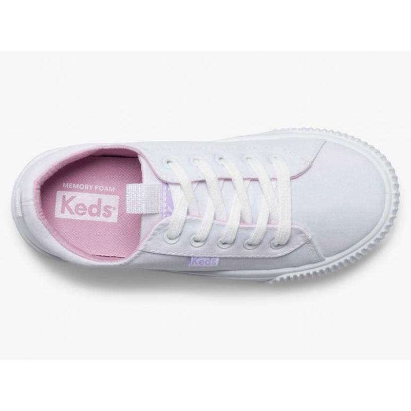 Keds Big Kid's Triple Step Lasten Sneaker Valkoinen | BPCD13902