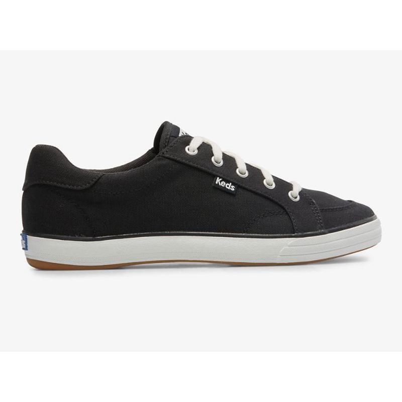 Keds Center III Canvas Naisten Lace Ups Mustat | TMVS34987