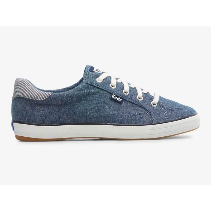 Keds Center III Chambray Naisten Lace Ups Laivastonsininen | MEQY57361