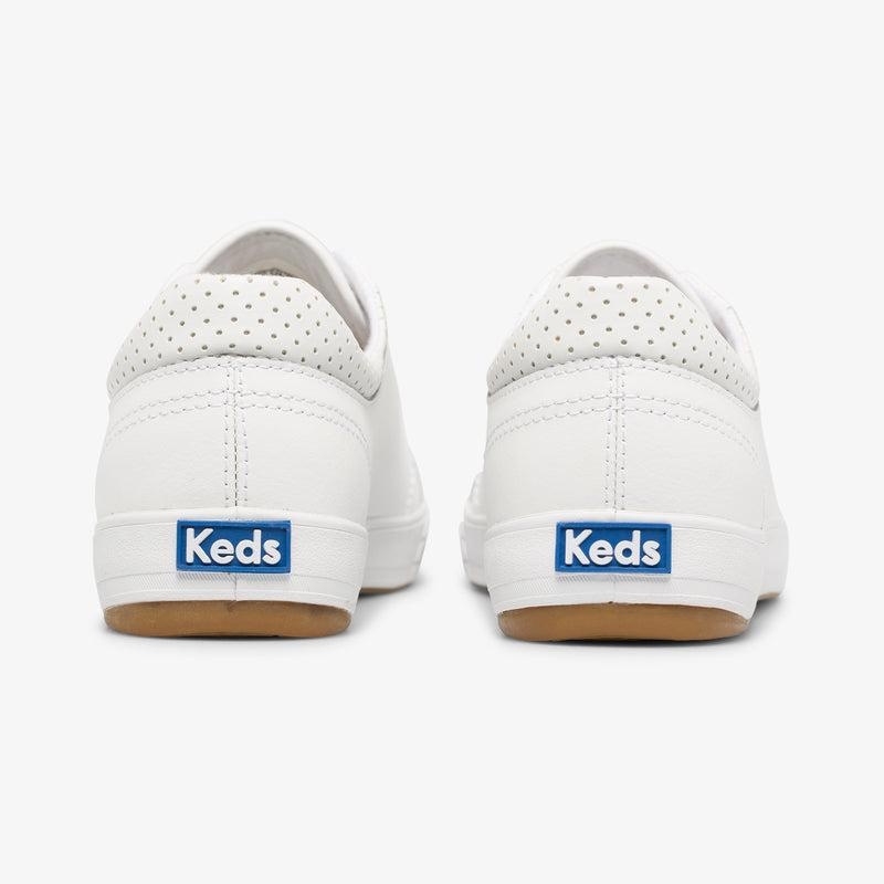 Keds Center II Nahkaiset Naisten Leather Sneakers Valkoinen | NVQE04756