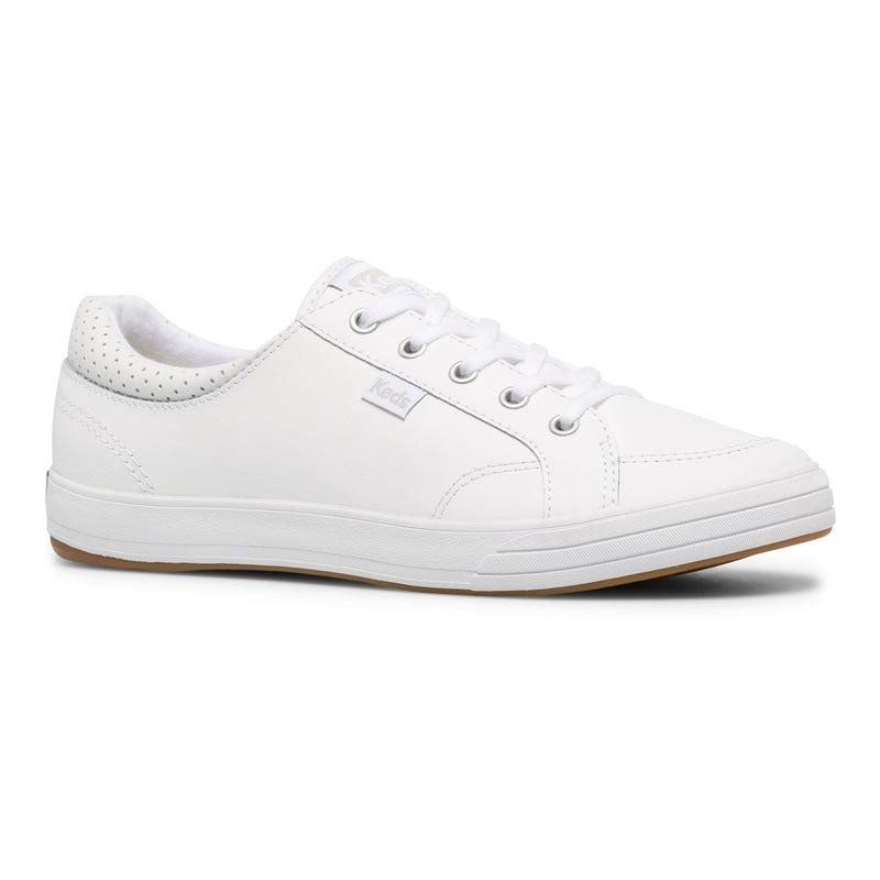 Keds Center II Nahkaiset Naisten Leather Sneakers Valkoinen | NVQE04756