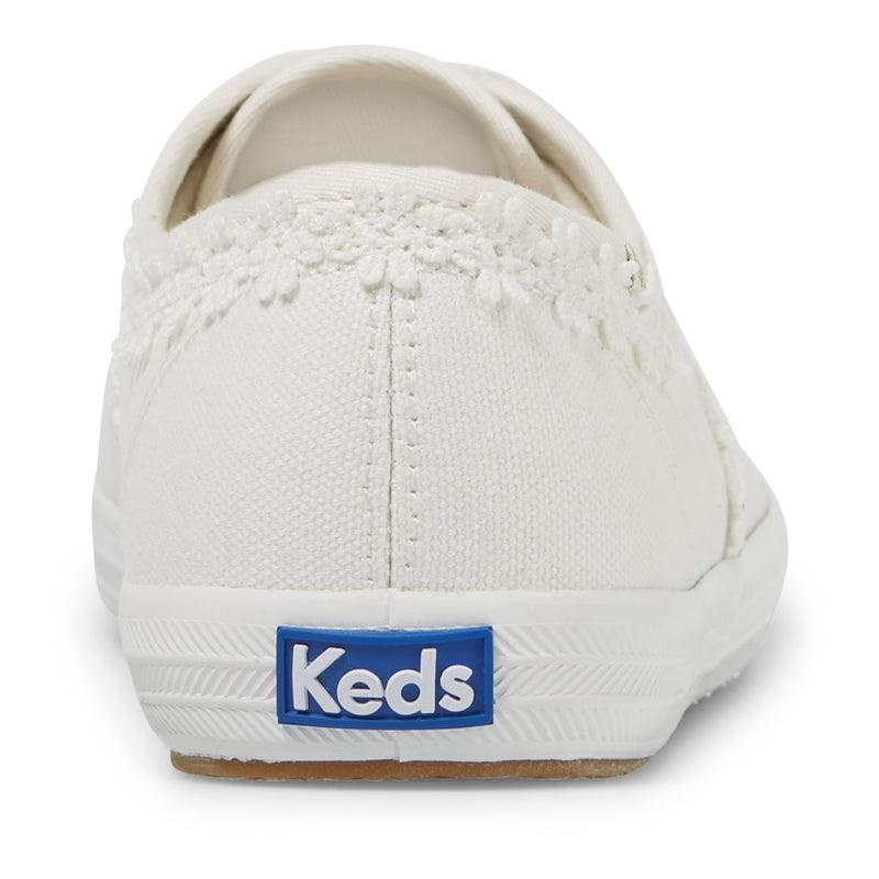 Keds Champion Crochet Trim Canvas Naisten Canvas Valkoinen | CJKV85120