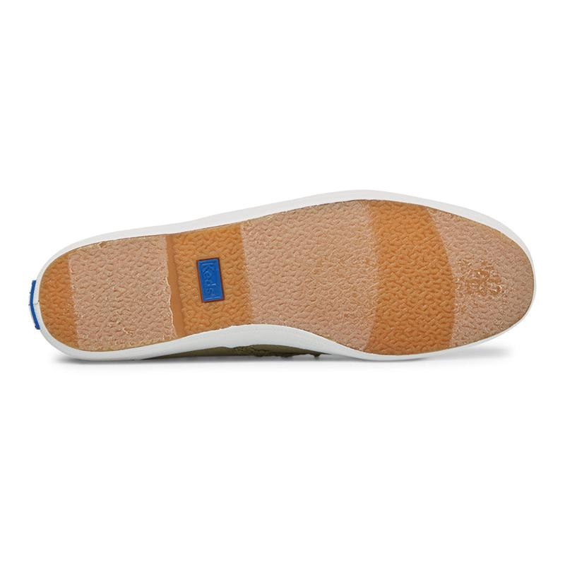 Keds Champion Crochet Trim Canvas Naisten Canvas Vihreä | VCBD65890