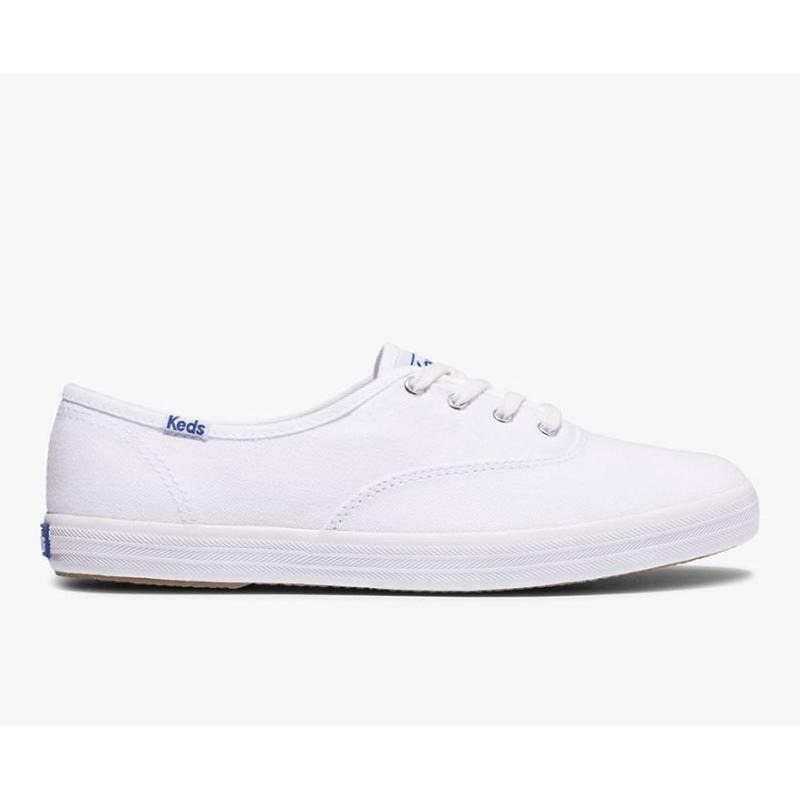 Keds Champion Feat. Organic Puuvilla Naisten Lace Ups Valkoinen | HGCE51683