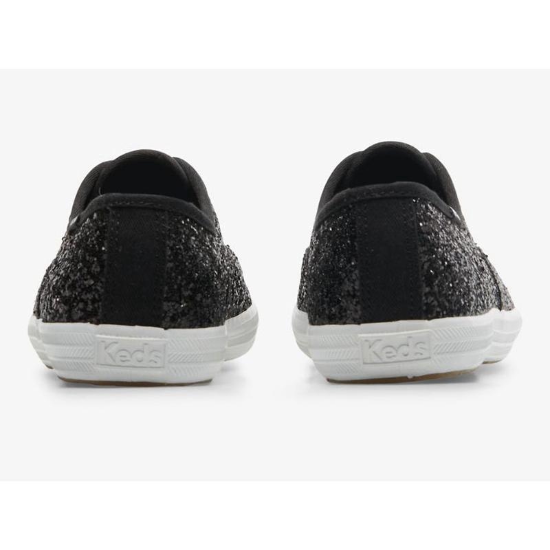 Keds Champion Glitter Celebration Naisten Lace Ups Mustat | SULR47835