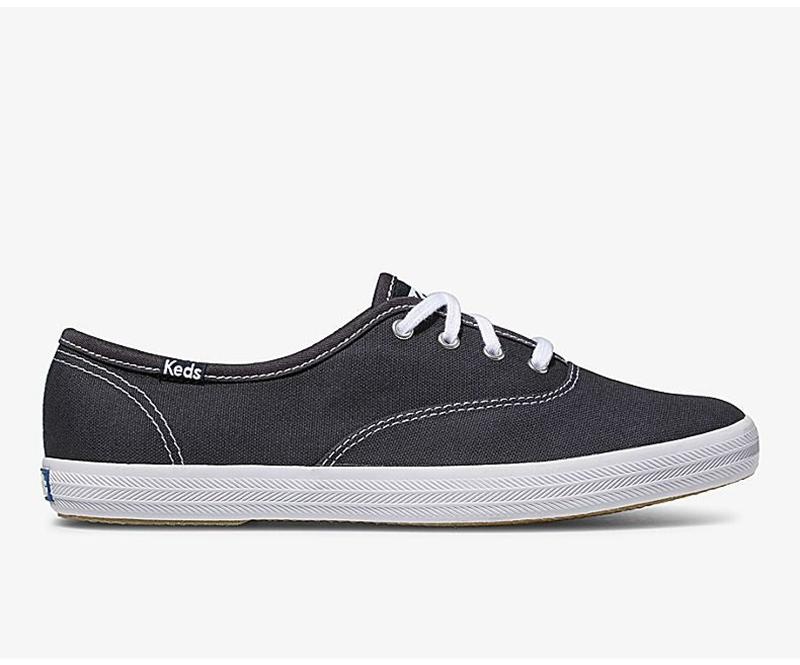 Keds Champion Originals Leveät Fit Naisten Canvas Laivastonsininen | FBQN40531