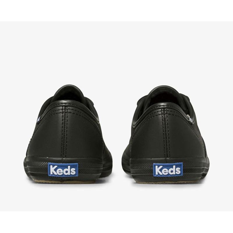 Keds Champion Originals Nahkaiset Naisten Lace Ups Mustat | UEPK34908