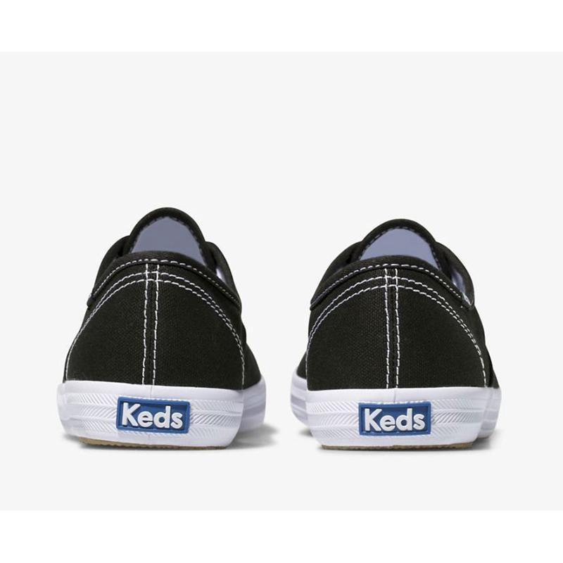 Keds Champion Originals Naisten Lace Ups Mustat | WGPK96817