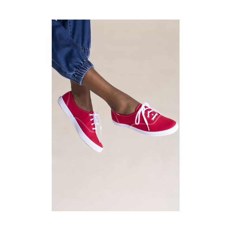 Keds Champion Originals Naisten Lace Ups Punainen | IXEN89375