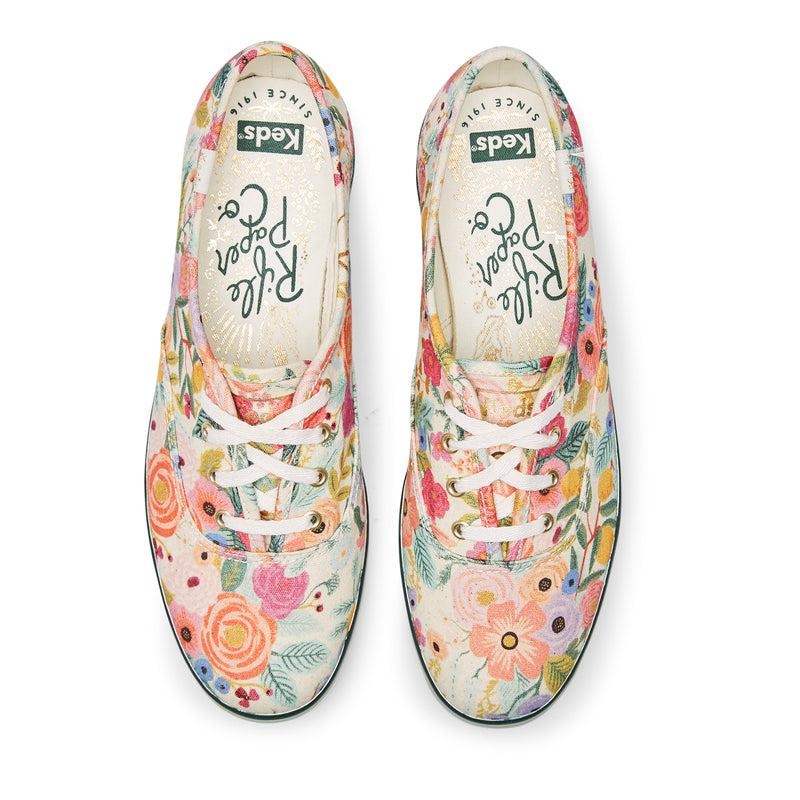 Keds Champion Rifle Paper Co. Garden Party Linen Naisten Prints Monivärinen | SAYU16378