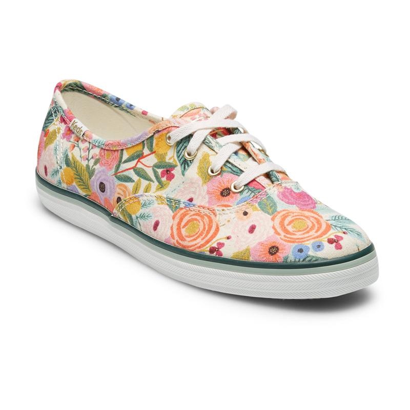 Keds Champion Rifle Paper Co. Garden Party Linen Naisten Canvas Monivärinen | RXDA43279