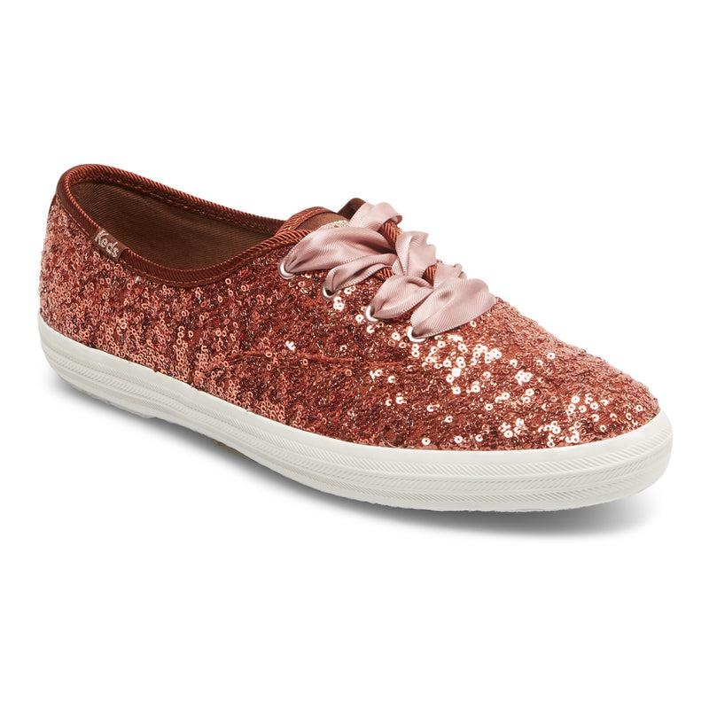 Keds Champion Sequins Cel Burnt Sienna Naisten Canvas Koralli | XRFH69031